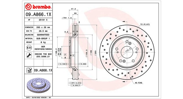 Magneti Marelli Remschijven 360406178202