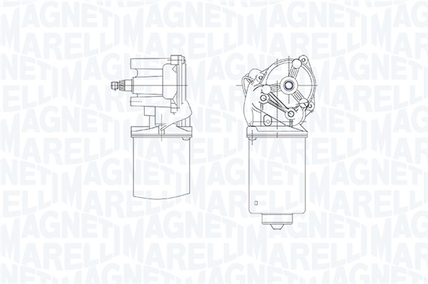Magneti Marelli Ruitenwissermotor 064379800010