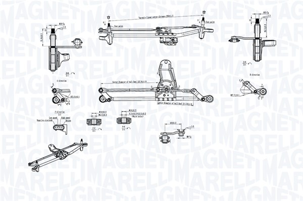 Magneti Marelli Ruitenreinigingssysteem 064351729010