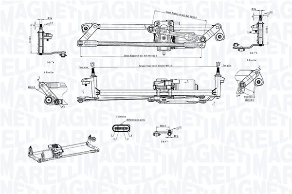 Magneti Marelli Ruitenreinigingssysteem 064351748010