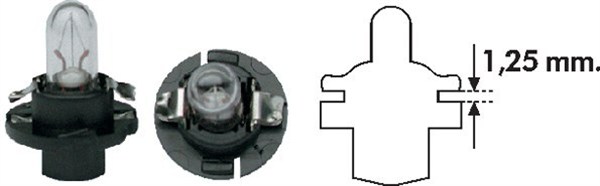 Magneti Marelli Gloeilamp, instrumentenverlichting 002053000000