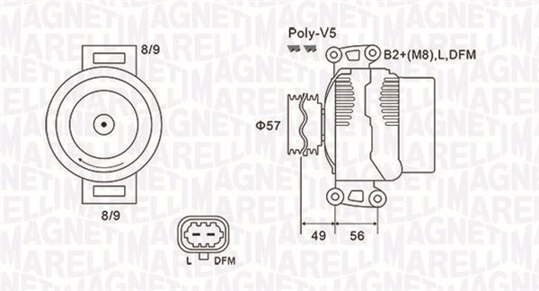 Magneti Marelli Alternator/Dynamo 063731740010