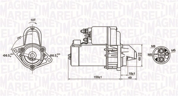 Magneti Marelli Starter 063721257010