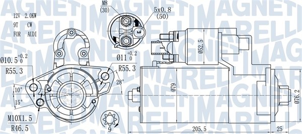 Magneti Marelli Starter 063721521010