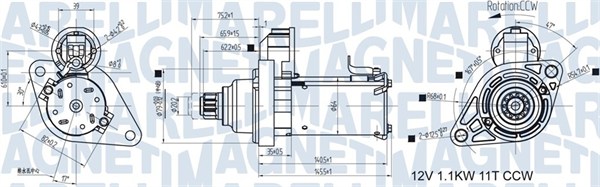 Magneti Marelli Starter 063721533010