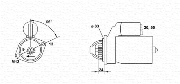 Magneti Marelli Starter 943253143010