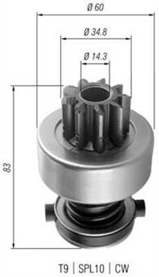 Magneti Marelli Starter 940113020358