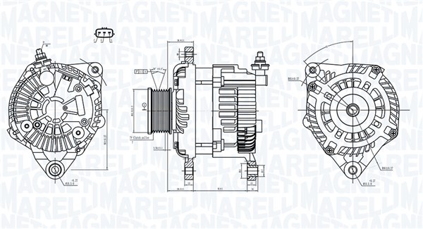 Magneti Marelli Alternator/Dynamo 063731946010