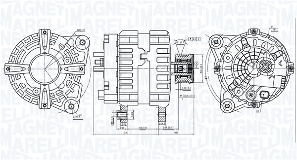 Magneti Marelli Alternator/Dynamo 063736381010