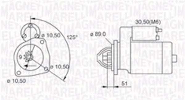Magneti Marelli Starter 063721112010
