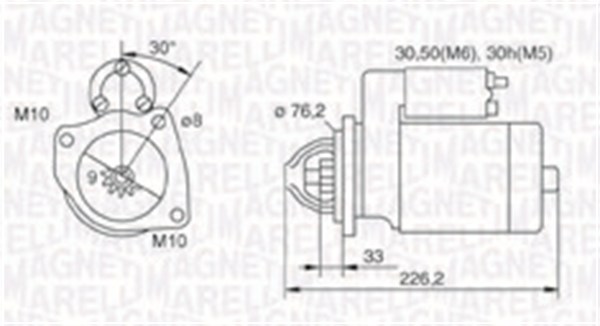 Magneti Marelli Starter 063721067010