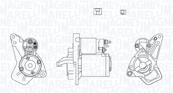 Magneti Marelli Startmotor / Starter 063726262010