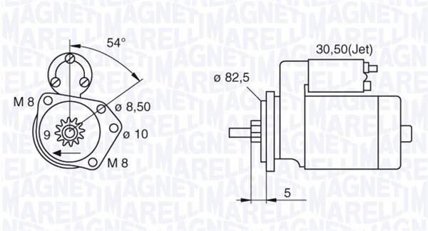 Magneti Marelli Starter 063521120440