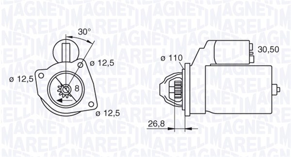 Magneti Marelli Starter 063216851010