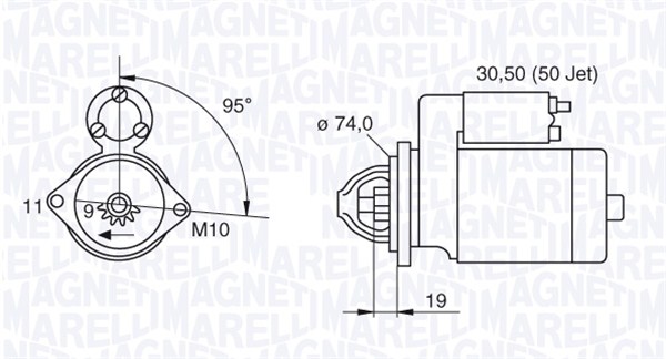 Magneti Marelli Starter 063280048010