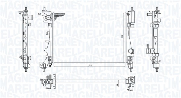 Magneti Marelli Radiateur 350213130100