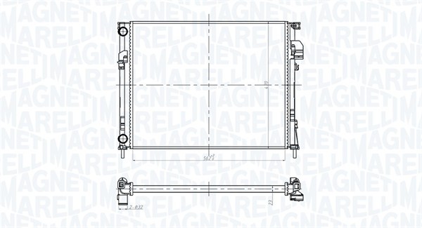 Magneti Marelli Radiateur 350213181600