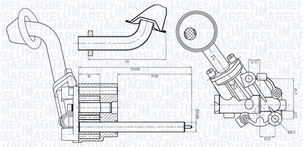 Magneti Marelli Oliepomp 351516000005