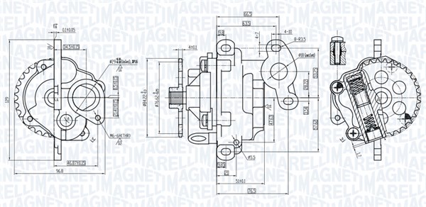 Magneti Marelli Oliepomp 351516000011