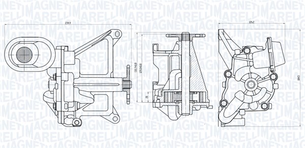 Magneti Marelli Oliepomp 351516000051