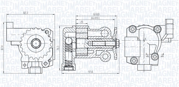 Magneti Marelli Oliepomp 351516000069
