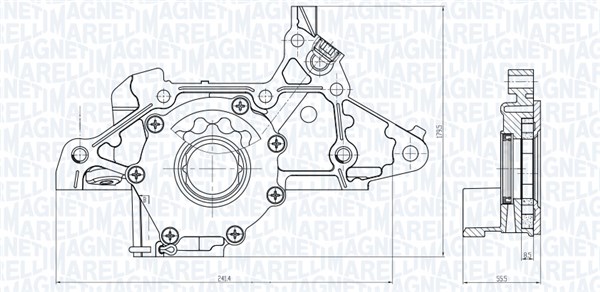 Magneti Marelli Oliepomp 351516000103