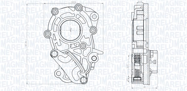 Magneti Marelli Oliepomp 351516000106