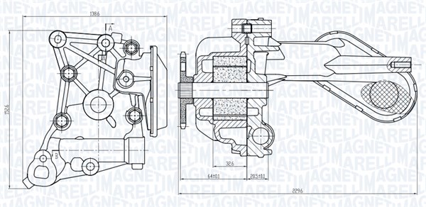 Magneti Marelli Oliepomp 351516000125
