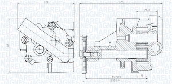 Magneti Marelli Oliepomp 351516000151