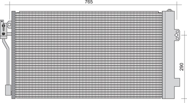 Magneti Marelli Airco condensor 350203251000