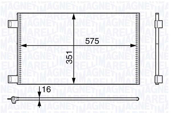 Magneti Marelli Airco condensor 350203718000