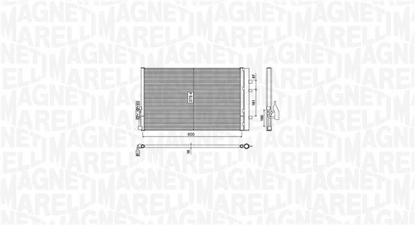 Magneti Marelli Airco condensor 350203788000