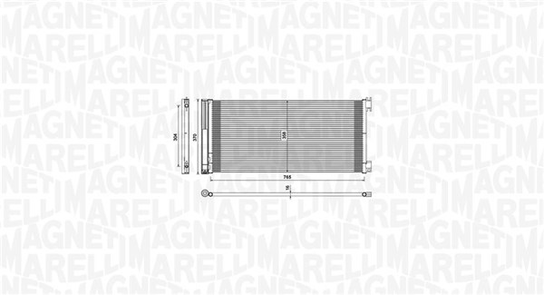 Magneti Marelli Airco condensor 350203808000