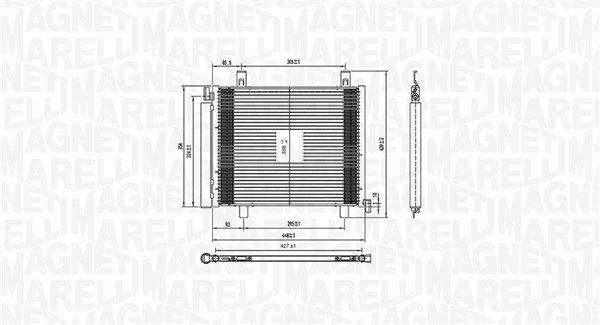 Magneti Marelli Airco condensor 350203836000