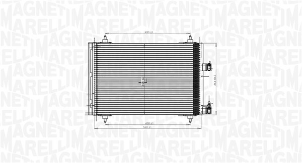 Magneti Marelli Airco condensor 350203849000