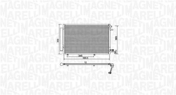 Magneti Marelli Airco condensor 350203930000
