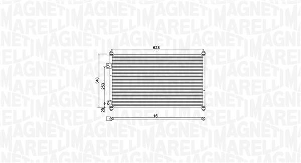 Magneti Marelli Airco condensor 350203933000