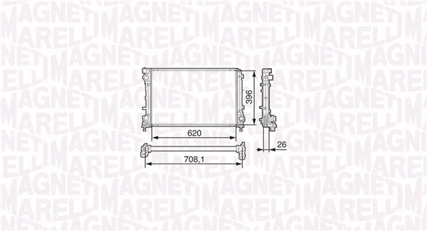 Magneti Marelli Radiateur 350213131700