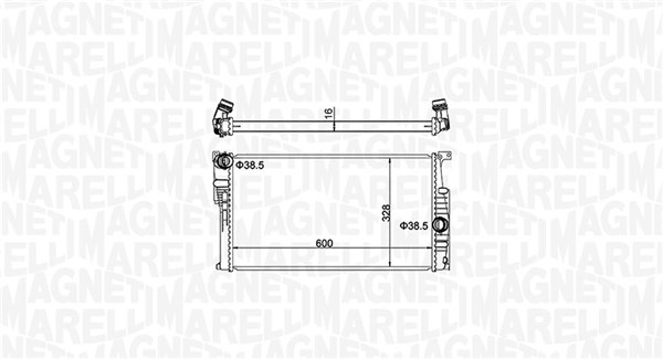 Magneti Marelli Radiateur 350213155100