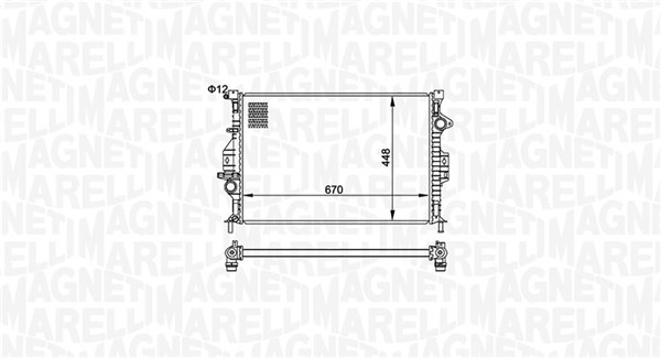 Magneti Marelli Radiateur 350213158700