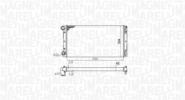 Magneti Marelli Radiateur 350213172000