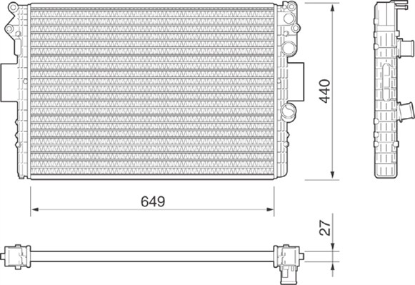 Magneti Marelli Radiateur 350213183000