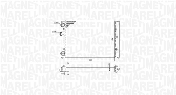 Magneti Marelli Radiateur 350213187700