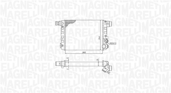 Magneti Marelli Radiateur 350213188900