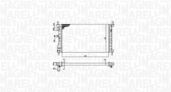 Magneti Marelli Radiateur 350213190500