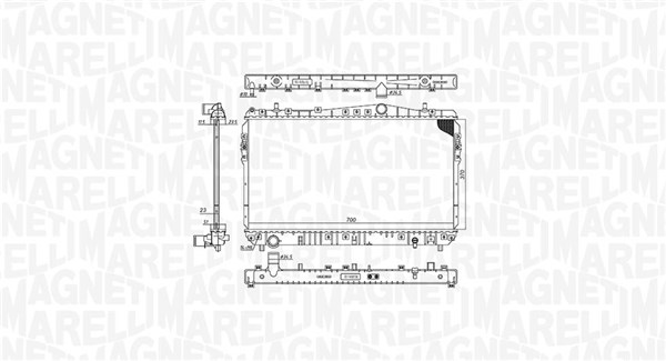 Magneti Marelli Radiateur 350213197600