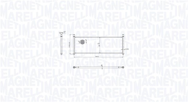 Magneti Marelli Radiateur 350213217300