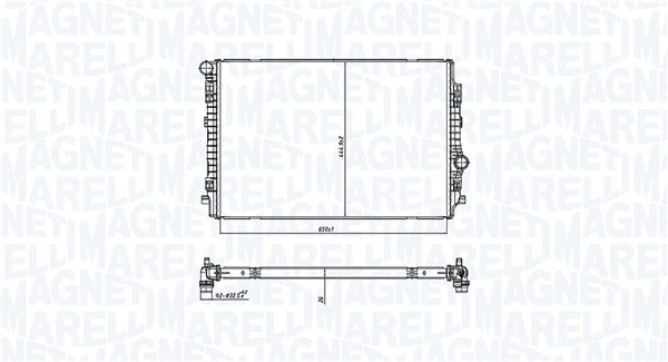 Magneti Marelli Radiateur 350213220200