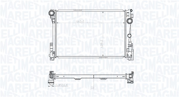 Magneti Marelli Radiateur 350213220400
