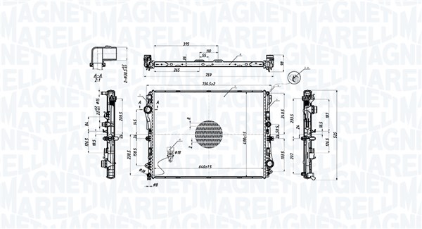 Magneti Marelli Radiateur 350213220600